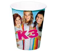 Studio 100 65601 250 ml Multi-Colour 6pc (S) Glass Tumblers -