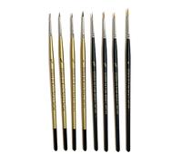 Studio 22 Fine & Micro Detail Paint Brush Set of 8