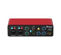 Studio 2i2 Audio Interface 24-bit/192kHz, 2 Channel Portable USB Recording Sound Card with Zero Latency Monitoring, ASIO Driver Support for Home Studio (Studio 2i2 Audio Interface)