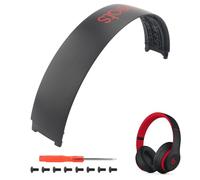 Studio 3 Headband Replacement Parts Accessories Studio 2 Head Band Repair Kit Compatible with Studio 3.0 / Studio 2.0 Wireless(B0500 B0501) Top Headband(Studio3-Black Red)
