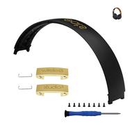 Studio 3 Replacement Headband & Hinge Replacement for Beats Studio3 Headphone,Durable Parts Accessories Repair Kit Set(Black Gold)