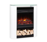 Studio 5 Arc Electric Fireplace 1800 W LED Flame Fan Heater Remote Control