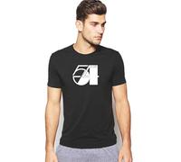 Studio 54 T-Shirt New York Disco Music Dance Broadway Retro (UK, Alpha, L, Regular, Regular, Standard, Black)