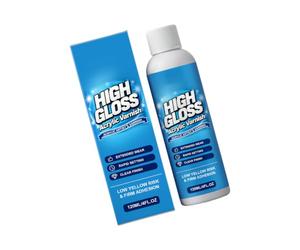 Studio Art Varnish, Acrylic Gloss Coating, 120 Ml Portable Bottle, Smooth Coverage, Painting Completion Step, Teacher Practice, Home Hobby Tables Acrylic Varnish Artist Painting Finish Clear Gloss Art