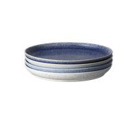 Studio Blue 4 Piece Coupe Dinner Plate Set -