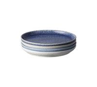 Studio Blue 4 Piece Coupe Medium Plate Set -
