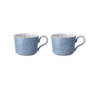 Studio Blue Flint Brew Set Of Two Tea / Coffee Cups (D2c) -
