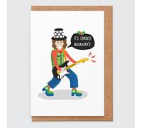 STUDIO BOKETTO Funny Christmas Card It’s Christmas Slade Noddy Holder Music Gift Rude Christmas Card Joke Card for Him for Her Boyfriend Girlfriend Husband Wife Xmas Cards British,white