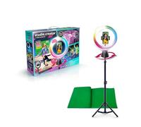 Studio Creator 360 Motion Tracking Ring Light Video Kit for Teens | Record TikTok, YouTube & Instagram Content with XL Green Screen, Tripod & Phone Holder | Ultimate Creator Set