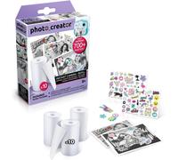 Studio Creator Instant Camera Refill 10 Pack with Stickers, 700+ Prints, White