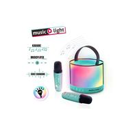 Canal Toys Karaoke Station Music Creator Mini - Bluetooth, 2 Mics, 4 Voice Effects, LEDs