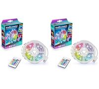 Studio Creator LED Colour Strip Light, Wireless Remote Control Included, 4 Dynamic Modes, 16 Colours, Create Stylish Backrounds, 5 Meter Long, Decorate Your Room (Pack of 2)