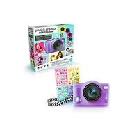 Photo Creator Pop Colour Camera Purple, 32-megapixel resolution, large 2.4" screen, digital camera compact with flash, selfie lens, 8gb micro SD card included, kids camera 8+, Teen Camera