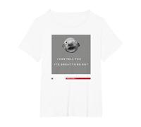 Studio: David Lynch I CAN Tell You It's Great T-Shirt T-Shirt, Women's Plus, White, 3X