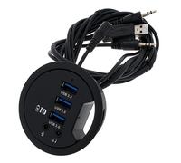 Studio Desk Cable Inlay USB 3 Hub