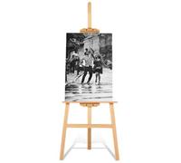Studio Easel Stand 150Cm Artist Art Craft Wooden Board Display Art Tripod Folding Pine Wood for Advertising,Trade Show, Drawing Board, Sketching, Painting, Indoor-Outdoor Events