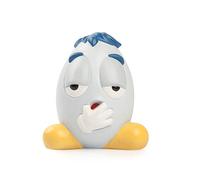 Studio Egan OV11 ovoticon Figurine, Model Yawn, Ceramic, Sky Blue, 7 x 7 x 9 cm