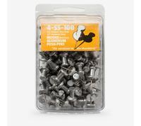 Studio Essentials : Aluminium and Stainless Steel 1/2in Push Pin : Box of 12