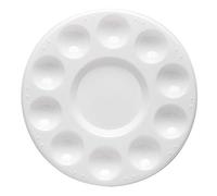 Studio Essentials : Circular Plastic Palette : 7in Diameter : 11 Well