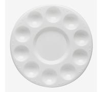 Studio Essentials : Circular Plastic Palette : 7in Diameter : 11 Well