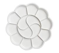 Studio Essentials : Daisy Plastic Palette : 20cm Diameter (APX.8in) : 14 Well