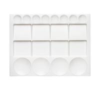 Studio Essentials : Large Rectangular Plastic Palette : 10x13in : 20 Well