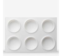 Studio Essentials : Plastic Palette : 6 Wells : 2cm Deep