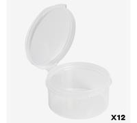Studio Essentials : Plastic Resealable Cups : Set of 12