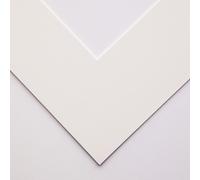 Studio Essentials : White Core Pre-Cut Mounts 1.4mm outer size : 24x30cm aperture size : 15x20cm : Soft White