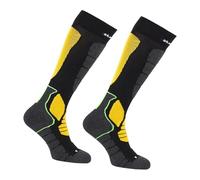 Studio Fit Sports Compression Socks 15-20 mmHg Black L/XL, Knee High Running Training Socks with Cushioned Foot, Coolmax Moisture Management, L/R Fit Athletic Support Socks for Men and Women