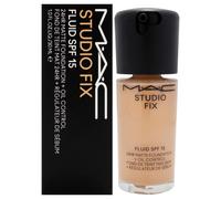 Studio Fix Fluid SPF 15 24Hr Matte Foundation Plus Oil Control - NC27 by MAC for Women - 1 oz Foundation