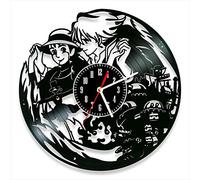 Studio Ghibli Anime Vinyl Record Wall Clock Retro style Wall clock Silent Home Decor Unique Art Special Home Accessories Creative Personality Gift