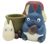 Studio Ghibli Artwork IKT-03B My Neighbor Totoro Seal Stand, Medium Totoro & Small Totoro