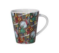 スタジオジブリ Studio Ghibli Howl’s Moving Castle Mug - Stained Glass Art Design Ceramic Coffee Tea Cup 340ml Gift Japan