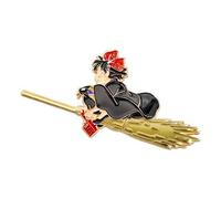 Studio Ghibli Kiki's Delivery Service Kiki Metal Brooch | Collectible Kiki metal brooch from Kiki's Delivery Service, made from zinc alloy and measuring approximately W26 x H36 mm