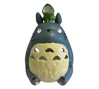Studio Ghibli My Neighbour Totoro Aromatherapy Holder - Official Studio Ghibli Collectable Large 26cm Ceramic Incense Burner with Frog Design, Rare Collectable Home Decor Ornament