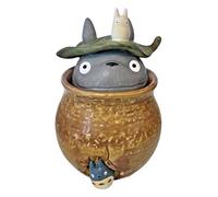 Studio Ghibli My Neighbour Totoro Ceramic Acorn Jar Candy Pot - Rare Retired Collectable Storage Container for Sweets, Snacks, Home Décor and Gifts - Decorative 17CM
