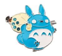 Studio Ghibli My Neighbour Totoro Medium Totoro Metal Brooch | Collectible Medium Totoro metal brooch from My Neighbour Totoro, made from zinc alloy.