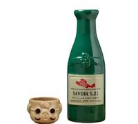 Studio Ghibli Porco Rosso Sake Set - Tokkuri Bottle & Ochoko Cup - Ceramic Collector’s Gift Set - Benelic