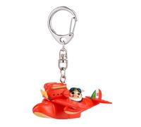 スタジオジブリ Studio Ghibli Porco Rosso Savoia S.21 & Porco Character Keyring Official Benelic