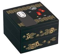 Studio Ghibli - Spirited Away - No Face, Skater Traditional Japanese Lacquer Ware - 2 Tier Bento Box