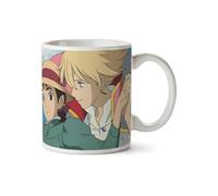 STUDIO GHIBLI The Converting Castle Mug White Printed Ceramic in Clear Packaging