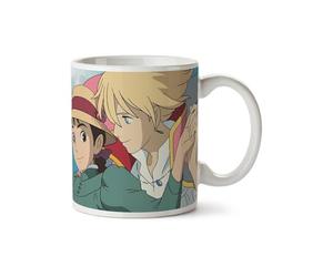 STUDIO GHIBLI The Converting Castle Mug White Printed Ceramic in Clear Packaging