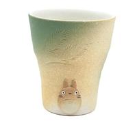 スタジオジブリ Studio Ghibli Totoro Shigaraki Ware Handmade Free Cup - Japanese Pottery Mug by Meizan Kiln, Movic - Ceramic Tea & Coffee Cup, Collectible Gift