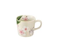 Studio Ghibli via Bluefin Porcelain My Neighbor Totoro Traditional Japanese Dish Series - Mug [Sakura/Cherry Blossom] - Official Merchandise
