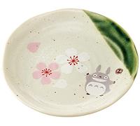 Studio Ghibli via Bluefin My Neighbor Totoro Traditional Japanese Dish Series - Small Plate [Sakura/Cherry Blossom] - Official Studio Ghibli Merchandise (Model: CHMD1-A)
