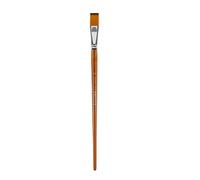Studio Grade Oil Acrylic Watercolor Brush Flexible Nylon Bristle Artist Brush Ergonomic Wooden Handle For Artists Ergonomic Art With Comfortable Grip