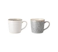 Studio Grey 2 Piece Ridged Mug Set -