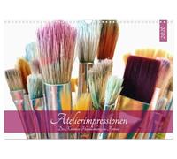 Studio impressions - A portrait of the artist's tools of the trade UK-Version (Wall Calendar 2026 DIN A3 Landscape), CALVENDO 12 Month Wall Calendar