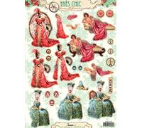 Studio Light A4 Die Cut - Decoupage Sheet - Très Chic #405